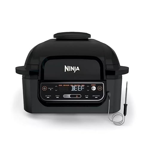 Ninja Foodi Pro 5-in-1 Indoor Integrated Smart Probe,...