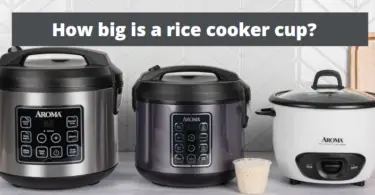 How big is a rice cooker cup? Let's find out