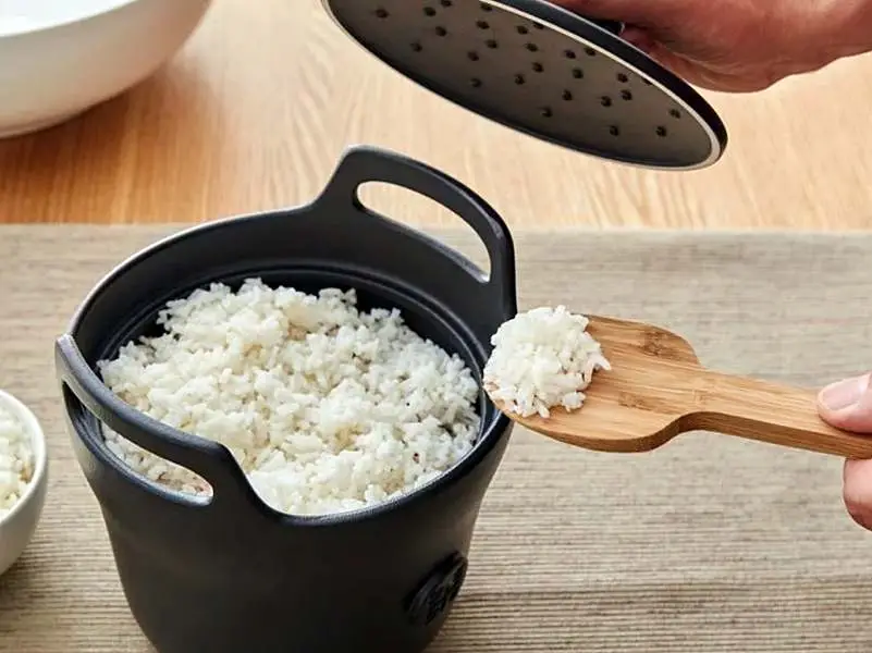 Rice cookers with non-Teflon coatings