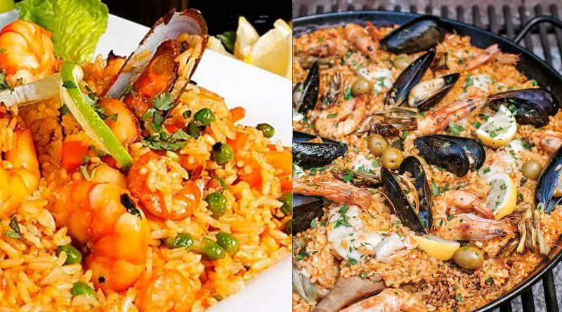 difference between paella and arroz