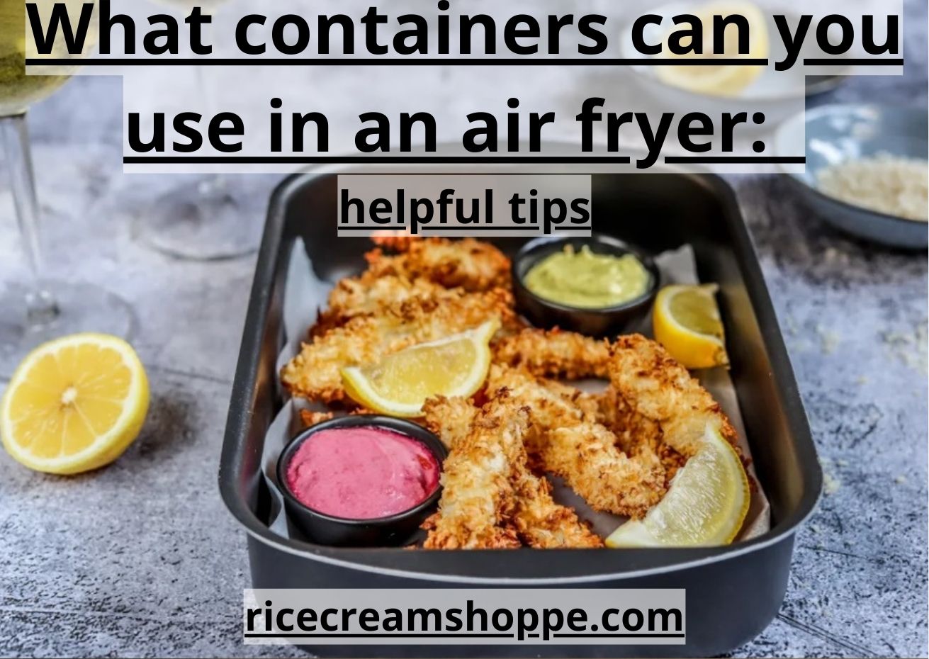 What containers can you use in an air fryer 8 basic types