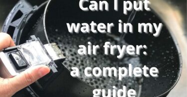 Can I put water in my air fryer? The best guide